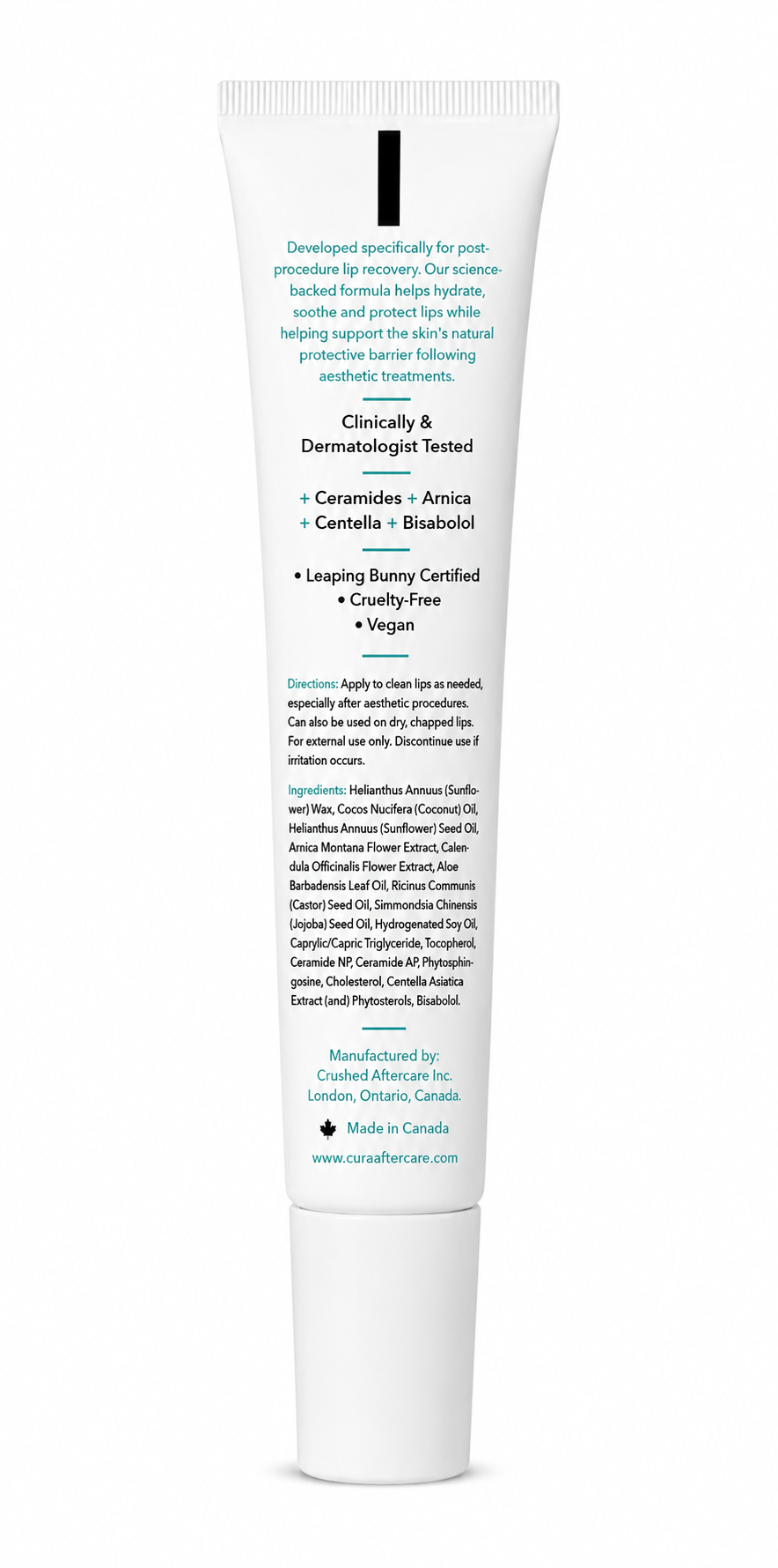 Cura Aftercare Balm Tube Back