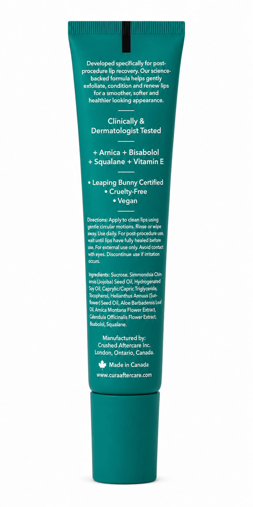Cura Aftercare Scrub Tube Back