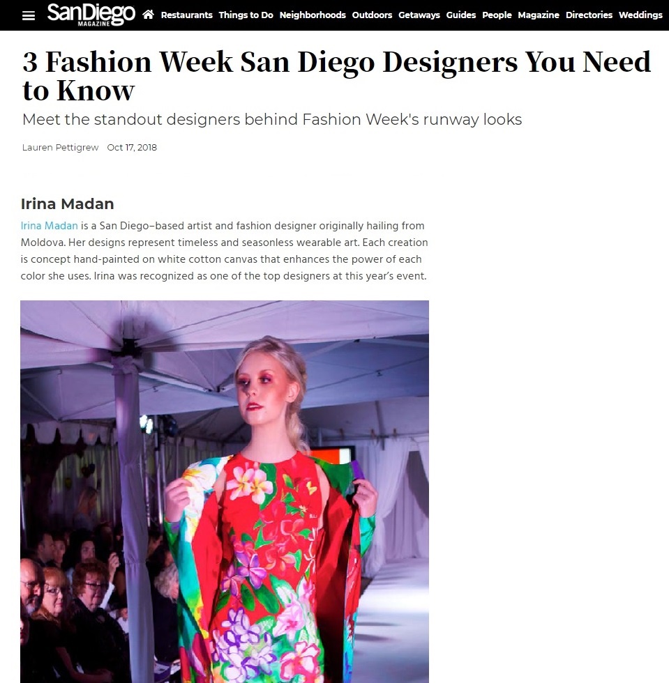 San Diego Magazine 2018